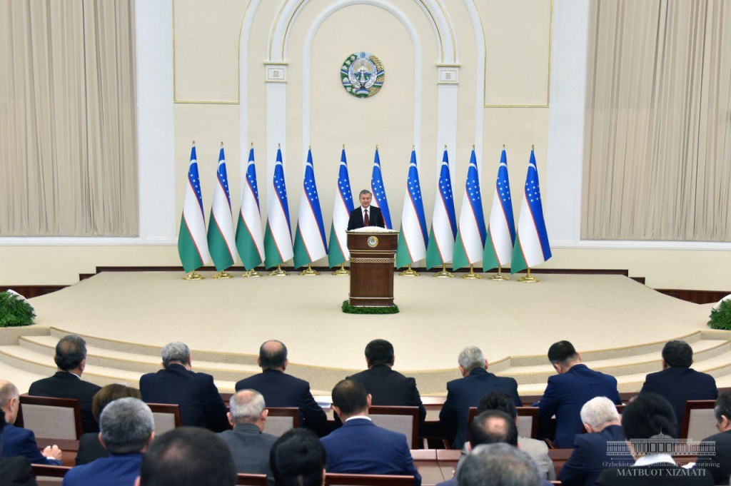 President of the Republic of Uzbekistan addresses the Oliy Majlis