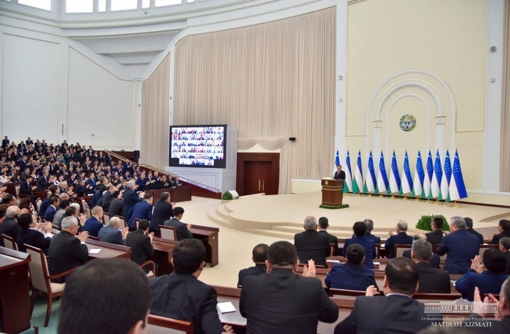 President of the Republic of Uzbekistan addresses the Oliy Majlis