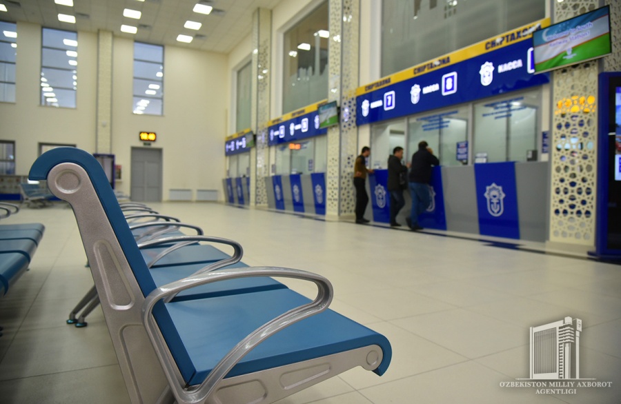 Tashkent Southern Railway Station trains began running