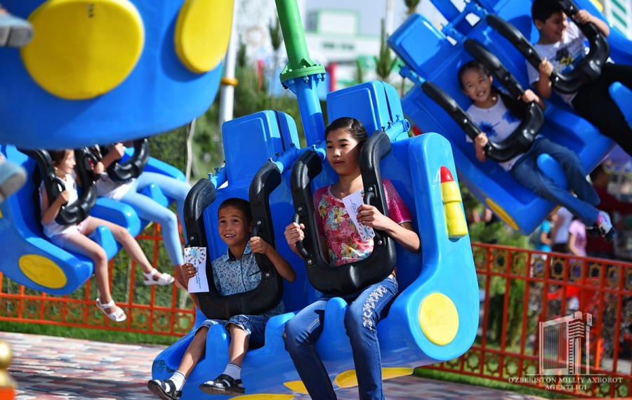 The joy of happy childhood