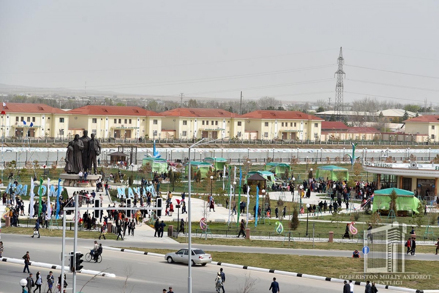 Festive sayil, dedicated to Navruz in Kashkadarya