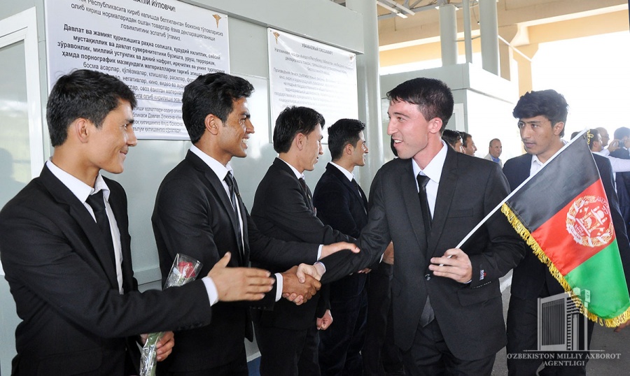 Another group of Afghan youth arrived in Termez